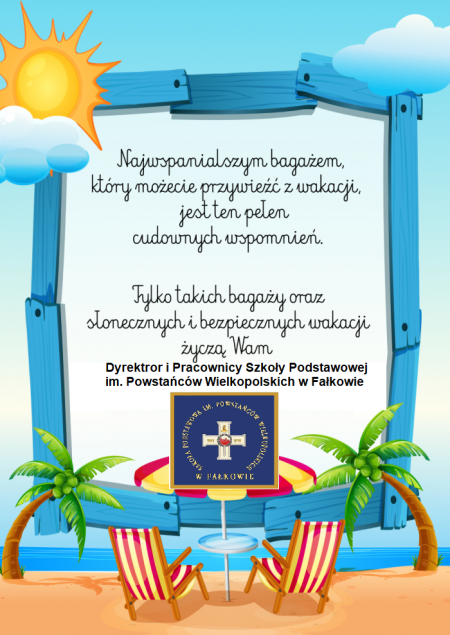 Wakacyjne życzenia 